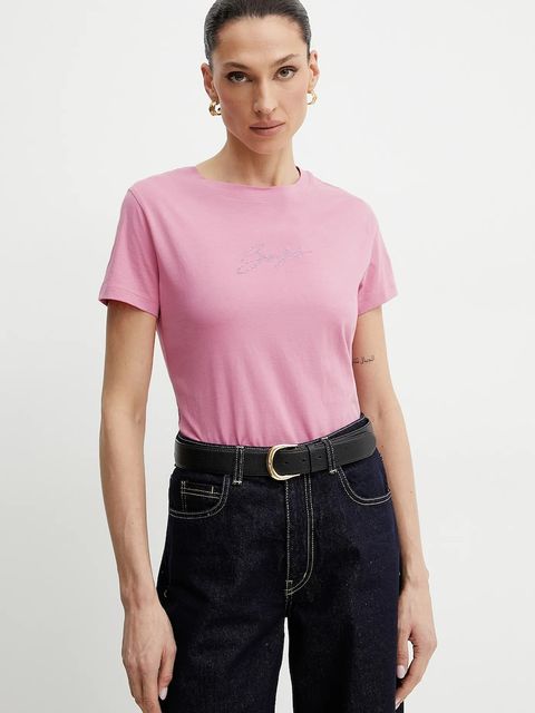 BOSS Orange t-shirt bawełniany C Esogo 2 MA crystal - zdjęcie produktu nr 2