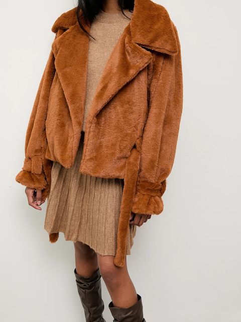 Answear.LAB kurtka kolor brązowy przejściowa - zdjęcie produktu nr 1