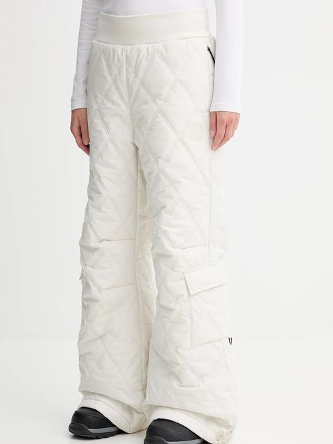 BOSS spodnie damskie kolor beżowy szerokie high waist 50544382 - zdjęcie produktu nr 1