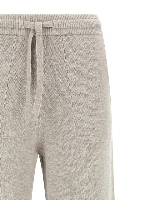 Max Mara SmmPietra drawstring knit trousers - Grey