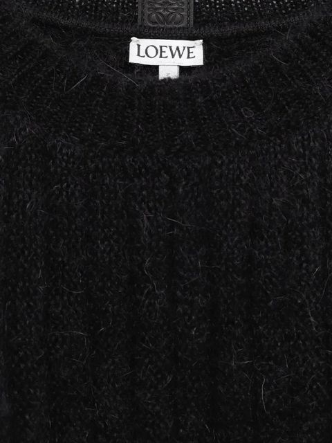 LOEWE balloon-sleeve knitwear - Black