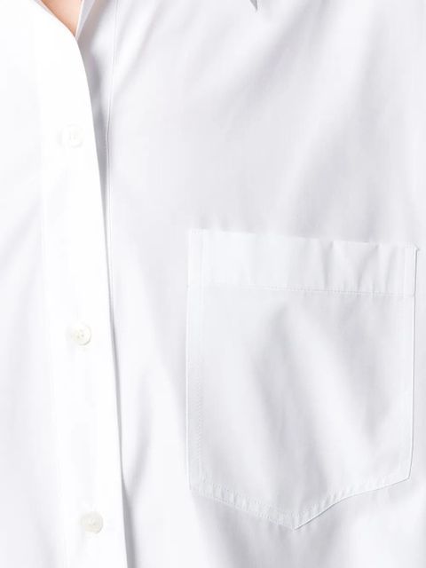 Valentino Garavani puff sleeve poplin shirt - White