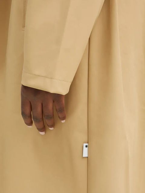 Rains kurtka A-Line Longer W Jacket W3 damska kolor beżowy przejściowa 12040.24