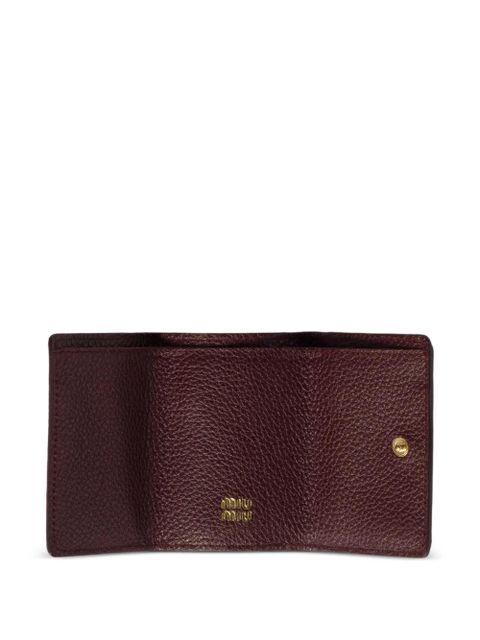 Miu Miu leather wallet - Red