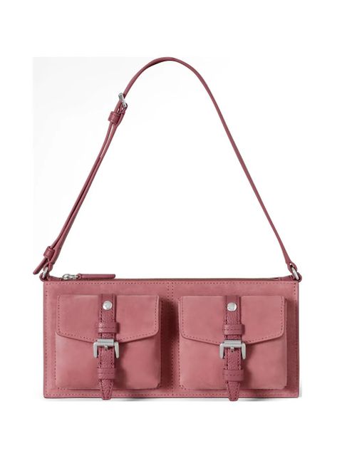Mulberry Roxanne buckled suede shoulder bag - Pink - zdjęcie produktu nr 1