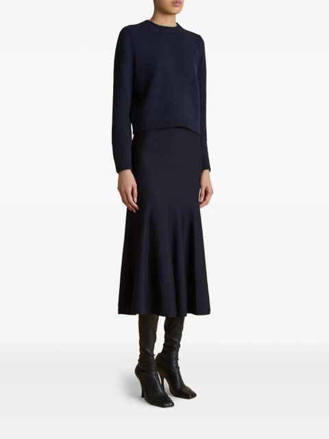 KHAITE cashmere sweater - Blue - zdjęcie produktu nr 2