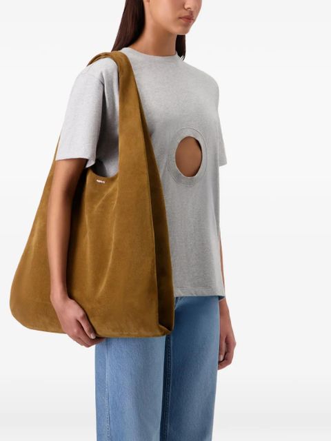 Coperni XL Folded suede shoulder bag - Brown - zdjęcie produktu nr 2