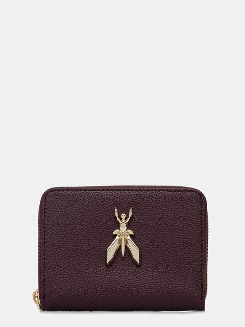 Patrizia Pepe portfel skórzany damski kolor fioletowy 8Q0017 L001 - zdjęcie produktu nr 1