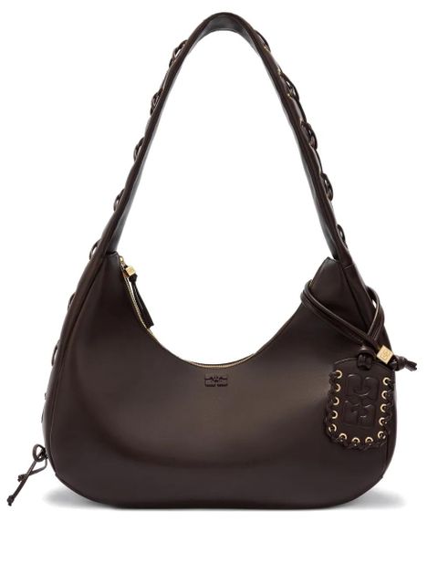 GANNI Hobo medium shoulder bag - Brown - zdjęcie produktu nr 1