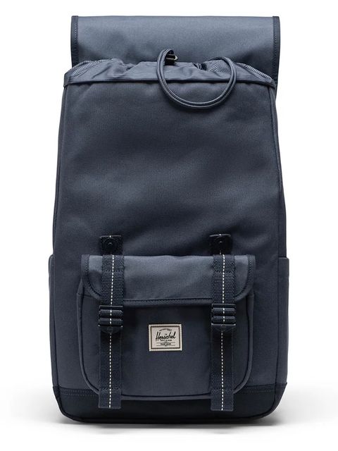 Herschel plecak Little America™ Mid 21 L kolor granatowy duży gładki 11391-07081-OS
