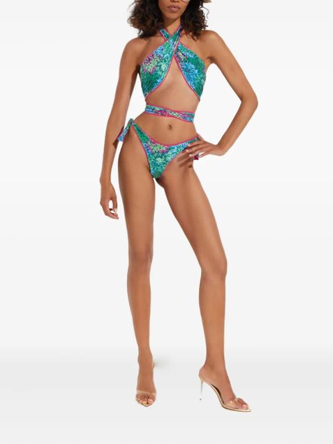 Reina Olga floral-print bikini (set of two) - Green - zdjęcie produktu nr 2