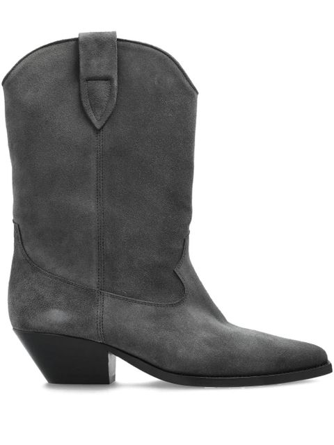 ISABEL MARANT 40mm Duerto suede ankle boots - Grey