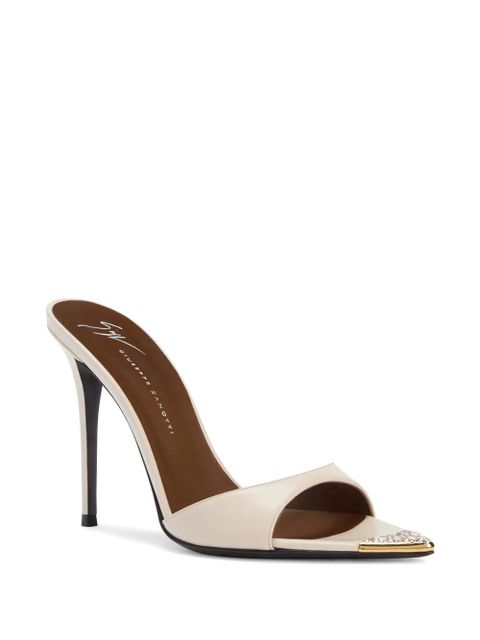 Giuseppe Zanotti Intriigo rhinestone sandals - Neutrals - zdjęcie produktu nr 2