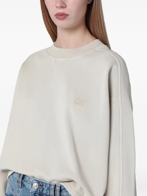 MARANT ÉTOILE embroidered sweatshirt - Neutrals