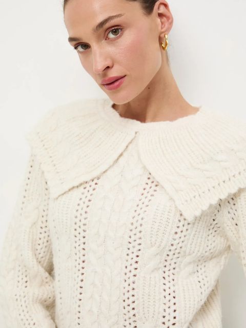 Medicine sweter damski kolor beżowy