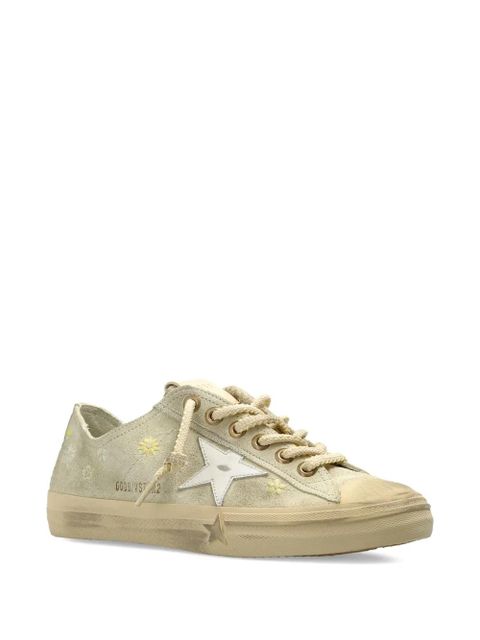 Golden Goose floral-embroidered sneakers - Neutrals - zdjęcie produktu nr 2
