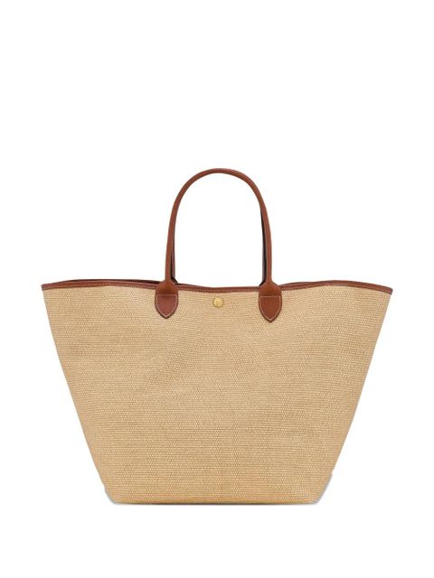 Longchamp large Le Pliage Collection Basket tote bag - Neutrals