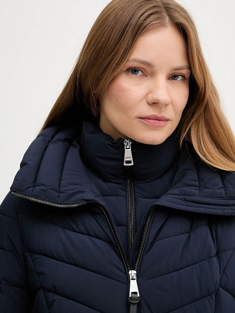 Dkny kurtka damska kolor granatowy przejściowa DLEMPN46 - zdjęcie produktu nr 2