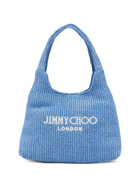 Jimmy Choo Beach Diamond logo shoulder bag - Blue - zdjęcie produktu nr 1