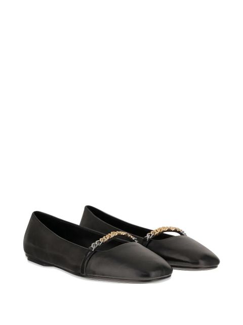 PINKO chain-embellished ballet flats - Black - zdjęcie produktu nr 2