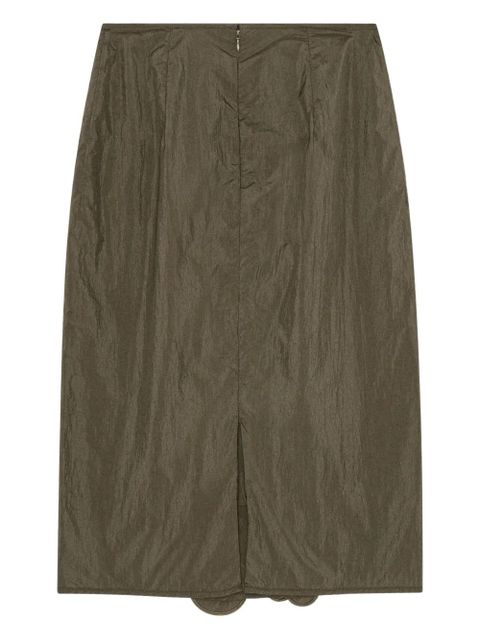 Cecilie Bahnsen floral-embroidered midi dress - Green - zdjęcie produktu nr 2