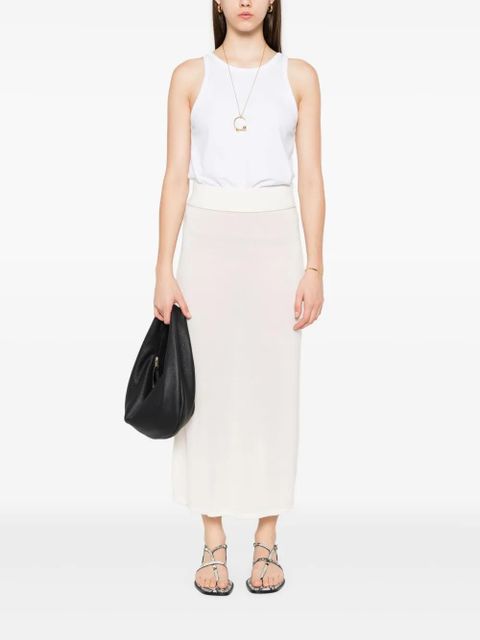 TOTEME knitted skirt - White - zdjęcie produktu nr 2