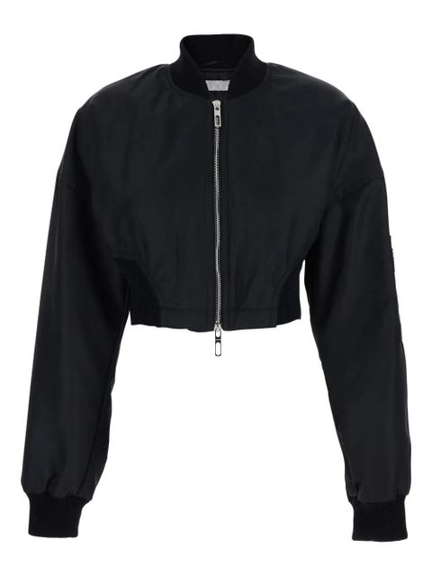 Sportmax zipped bomber jacket - Black - zdjęcie produktu nr 1