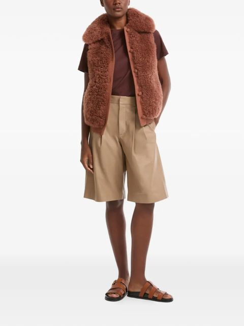 Yves Salomon button-up gilet - Brown - zdjęcie produktu nr 2