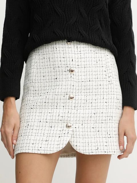 Morgan spódnica kolor beżowy mini prosta JGABY - zdjęcie produktu nr 1