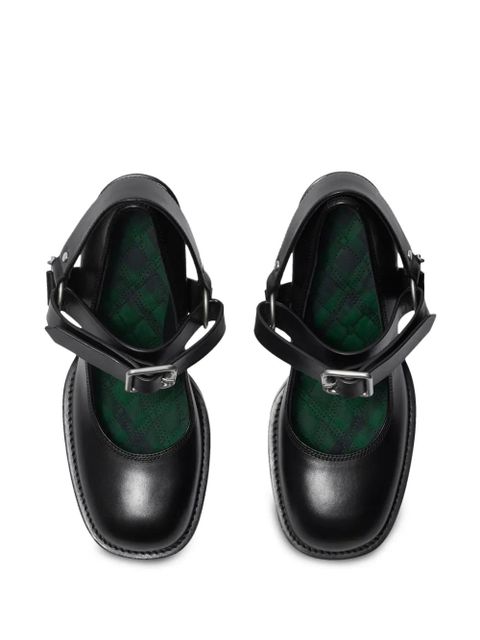 Burberry Stirrup 85mm leather pumps - Black - zdjęcie produktu nr 2