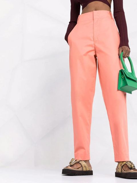 ISABEL MARANT Nestoe cotton trousers - Orange