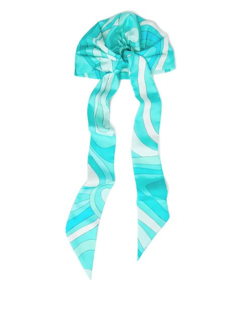 PUCCI Marmo-print bandana - Blue - zdjęcie produktu nr 2