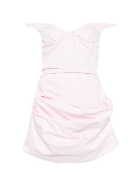 Magda Butrym off-shoulder ruched mini dress - Pink - zdjęcie produktu nr 1