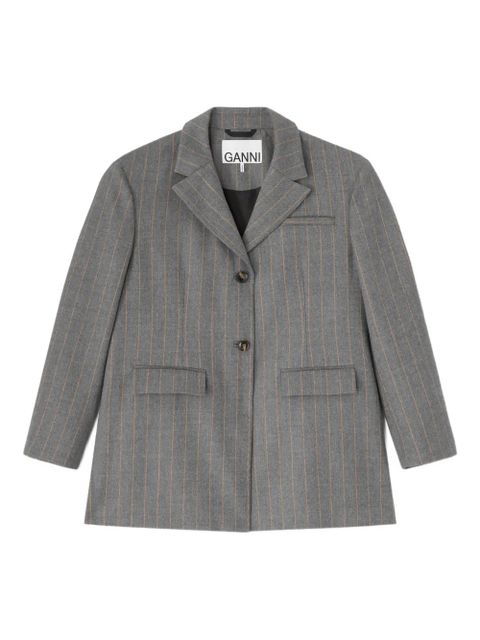 GANNI pinstripe blazer - Grey - zdjęcie produktu nr 1