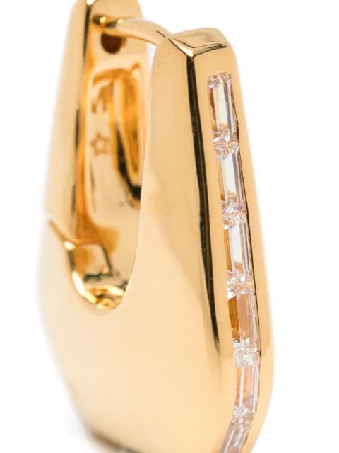 Missoma small Lucy Williams Arco pavé hoop earrings - Gold