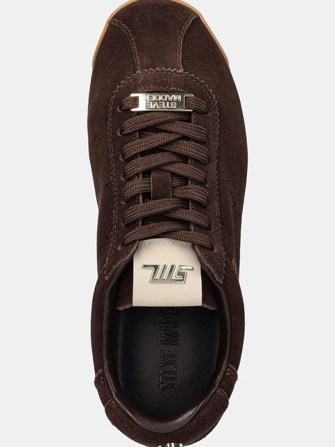 Steve Madden sneakersy zamszowe Mirage-Sm damskie kolor brązowy 11003908