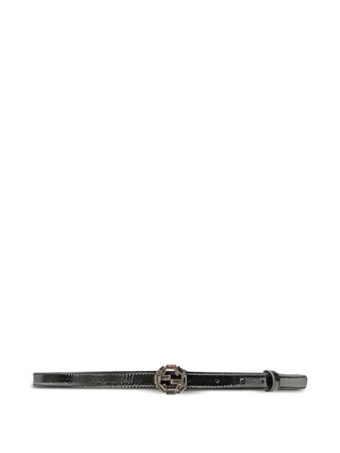 Gucci logo buckle belt - Black