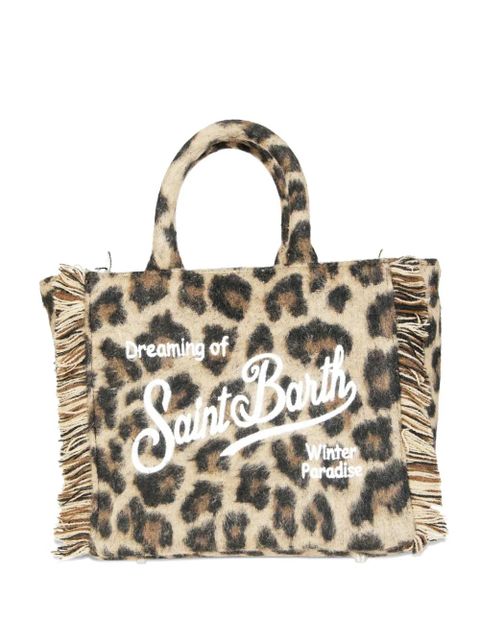 MC2 Saint Barth mini Vanity leopard-print tote bag - Neutrals - zdjęcie produktu nr 1