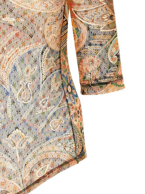ETRO paisley-print bodysuit - Neutrals