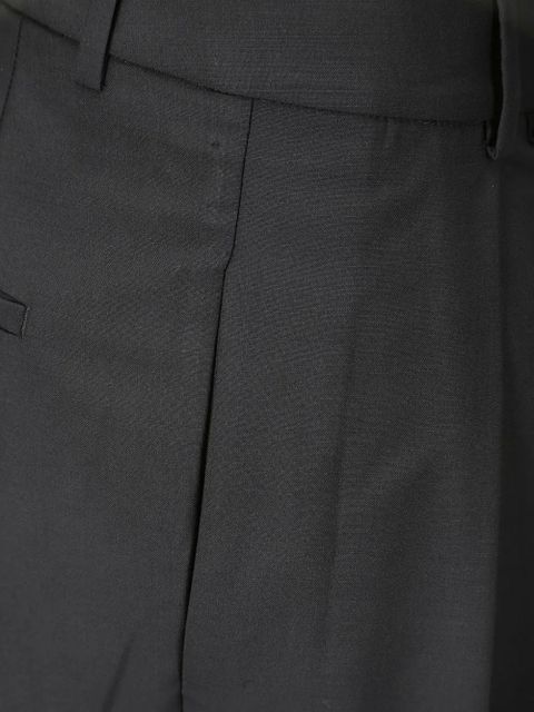 Róhe pleated slim-fit trousers - Grey