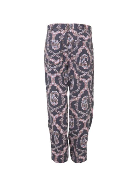 ETRO paisley-pattern trousers - Blue