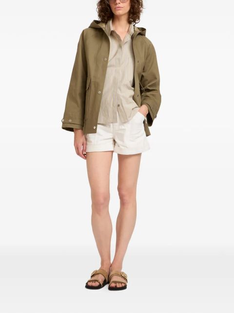 Yves Salomon hooded two-tone jacket - Neutrals - zdjęcie produktu nr 2