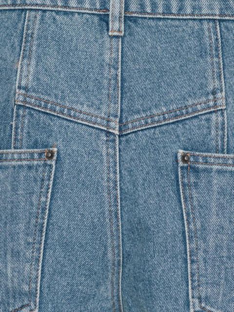 ROTATE BIRGER CHRISTENSEN panelled denim trousers - Blue