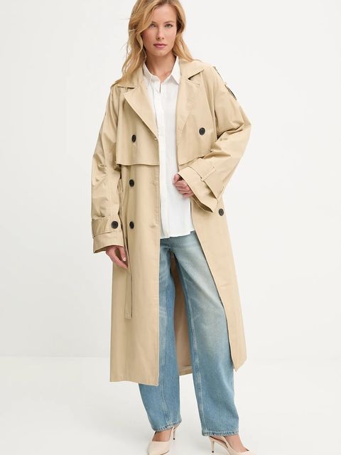 Answear.LAB koszula damska kolor biały relaxed z kołnierzykiem klasycznym - zdjęcie produktu nr 2