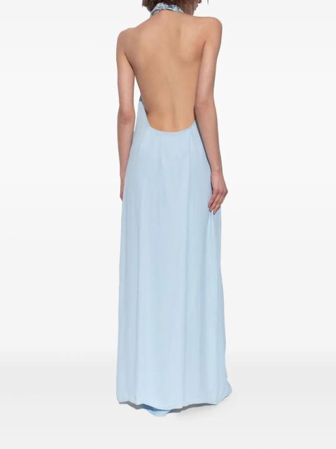 Cult Gaia Josefina halterneck top - Blue