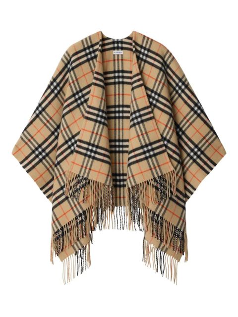 Burberry Check cape - Neutrals - zdjęcie produktu nr 1