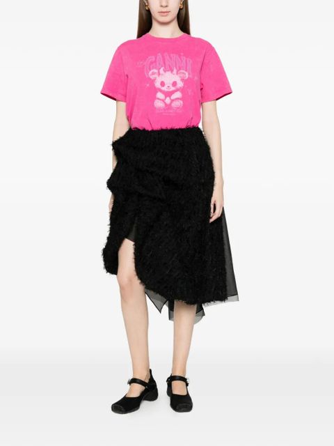 GANNI graphic T-shirt - Pink - zdjęcie produktu nr 2