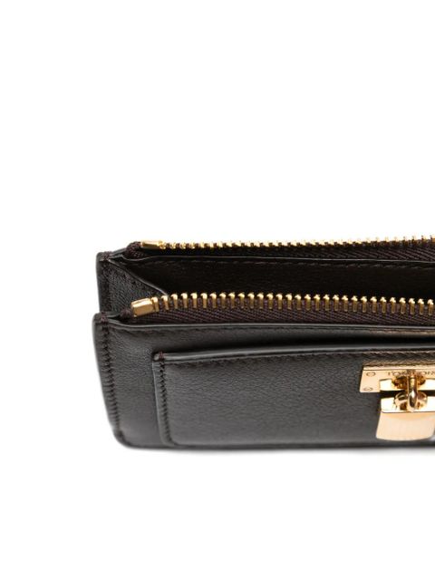 TOM FORD calf leather cardholder - Brown