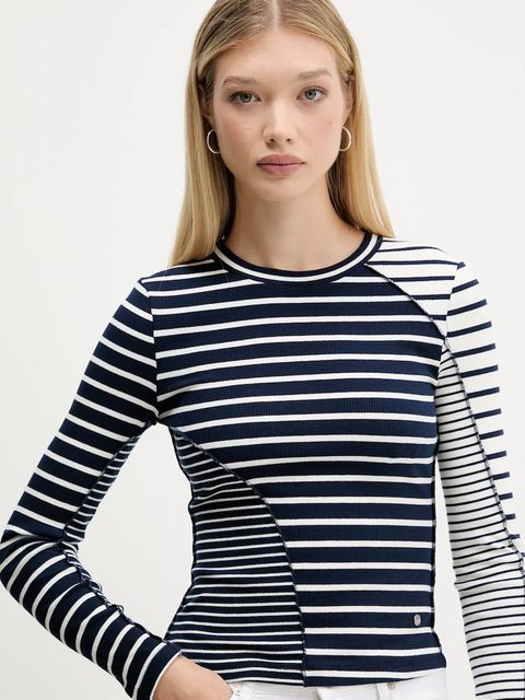 Desigual longsleeve PARIS kolor granatowy 25WWTK48