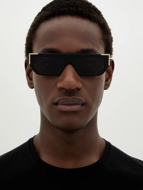 Palm Angels okulary przeciwsłoneczne kolor czarny PERI098_551007